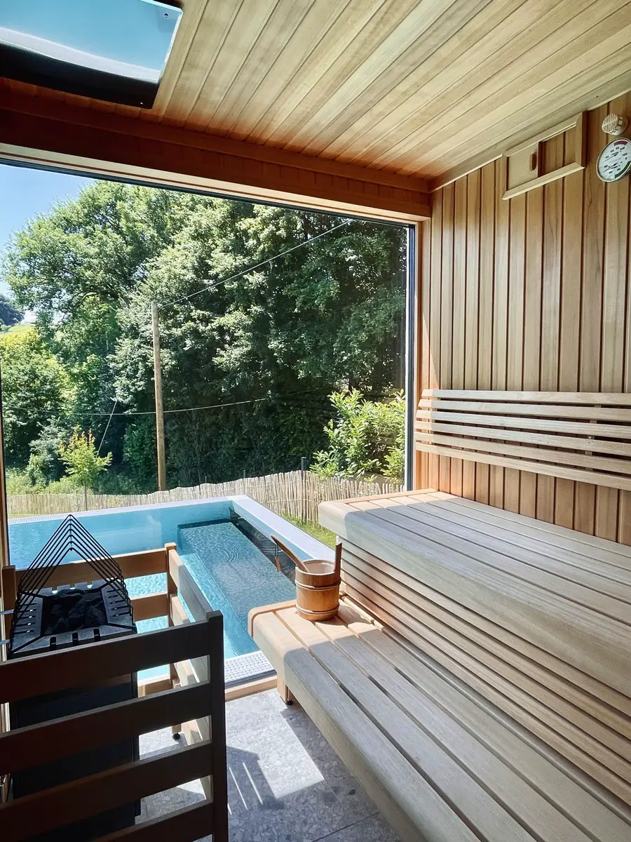 COCOtravel Julianhof Sauna Ausblick COCOtravel Julianhof Sauna Ausblick