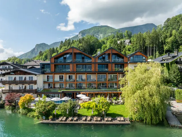 Seevilla Wolfgangsee Aussenaufnahme