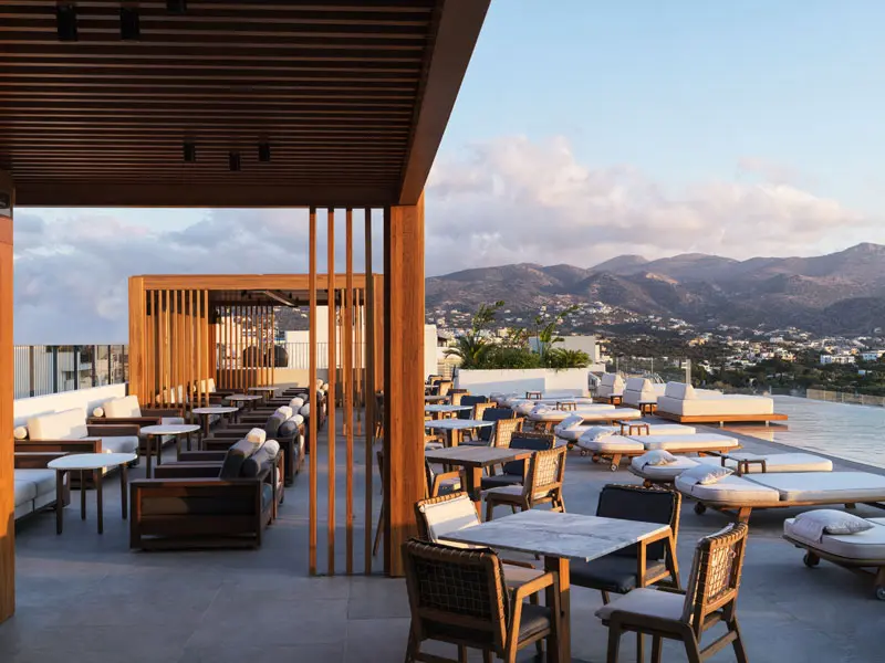 COCOtravel Kreta Intercontinental MINOAN Rooftop Lounge Bar COCOtravel Kreta Intercontinental MINOAN Rooftop Lounge Bar