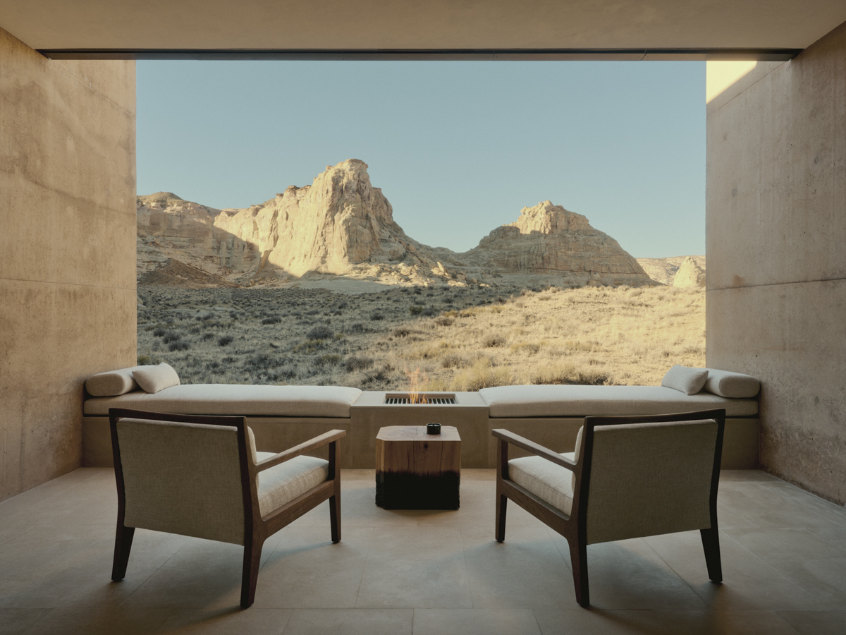 Amangiri, USA Residences, Six Bedroom Villa, Guest Suite 2, Back Patio